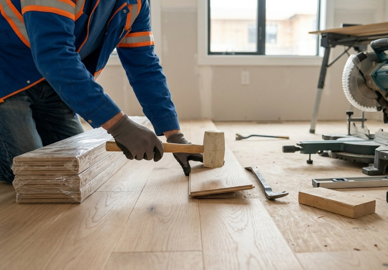 pose de parquet